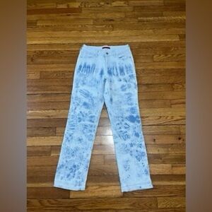 Mid Rise Capri Jeans Size 10 Light Acid Wash Denim